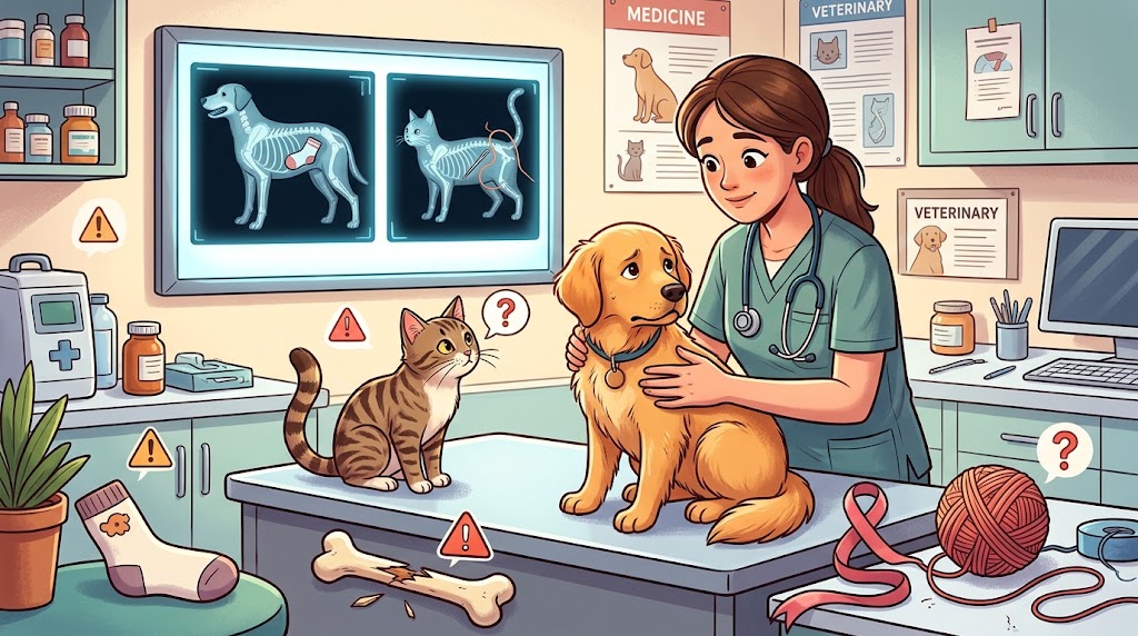 ￼￼Cuerpos extraños en perros y gatos: cuando tragarse algo se vuelve una urgencia veterinaria