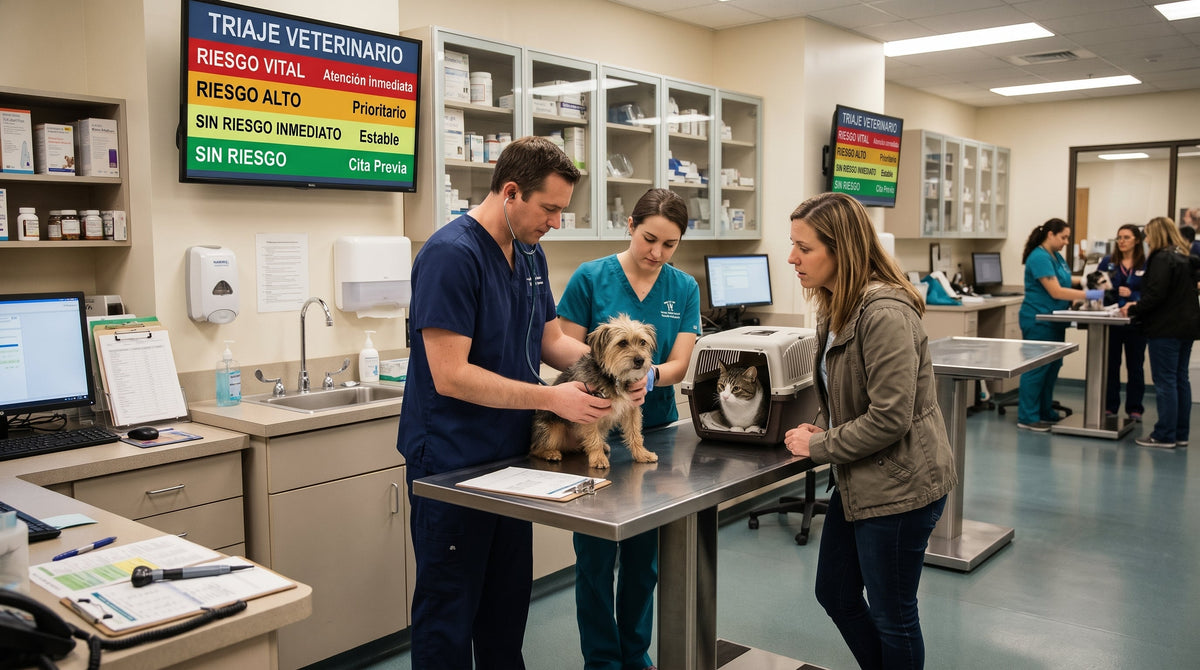 ¿Cuánto tiempo puede esperar tu perro o gato en urgencias? Así se clasifican las urgencias veterinarias